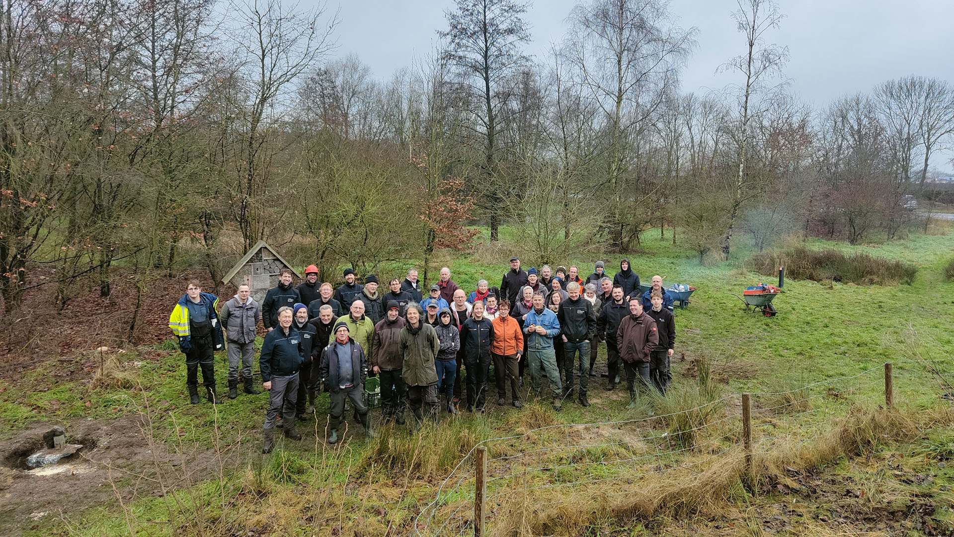 Groepsfoto van vrijwilligers van Groengroep